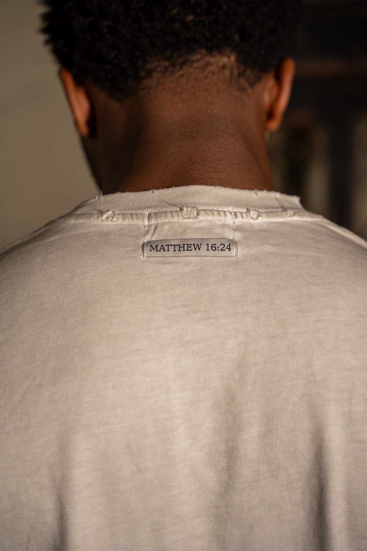“DENY YOURSELF” Distressed Tee