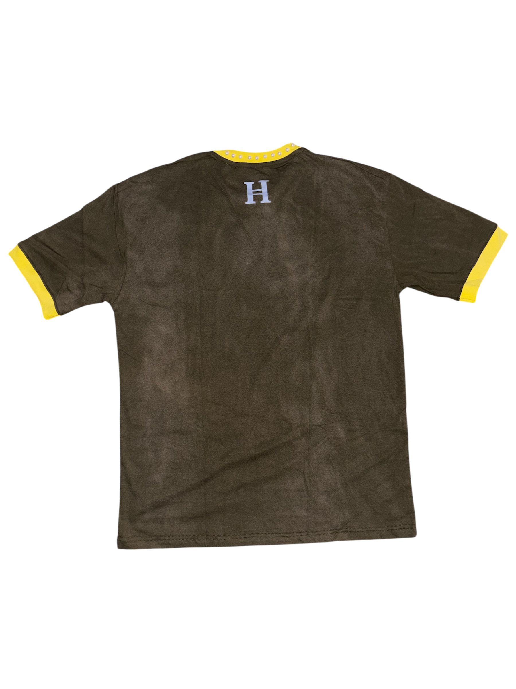 “PEARLS OF THE KINGDOM” - Ringer Tee (OLIVE GREEN)